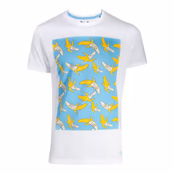 DIFUZED Rick & Morty - Banana Cream Men's T-shirt, T-shirt, Adult, Male, White, Image, S