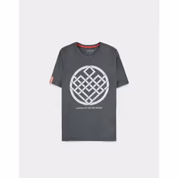 DIFUZED TS366168CHI, T-shirt, Adult, Male, Grey, Monochromatic, Casual