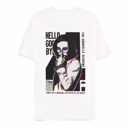 UNIVERSAL Umbrella Academy Klaus Hello Goodbye Number 4 T-Shirt, Unisex (TS508168UBA) - Extra Large