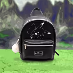 Pokemon Pikachu Black Fashion Backpack