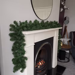 270cm (9ft) x 30cm Imperial Pine Christmas Garland Decoration - Extra Full