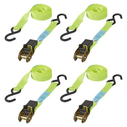 ProPlus Tie Down Strap with Ratchet + 2 Hooks Set of 4 5 m 320205 Polyester