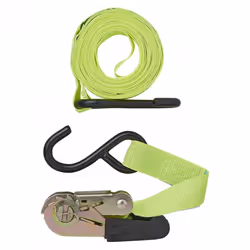ProPlus Tie Down Strap with Ratchet + 2 Hooks Set of 4 5 m 320205 Polyester