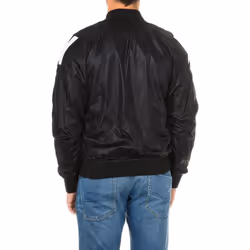 Chaqueta Bomber Con Forro De Red Interior D01610 Para Hombre - green, XS