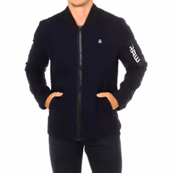 Chaqueta Overshirt Cuello Elástico Y Forro Interior D02440 Para Hombre - blue, XS
