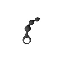Black Silicone Anal Bead Dildo  Dildo Dildo Anal - Easytoys Anal Collection