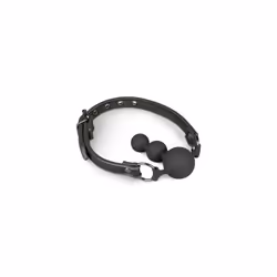 Ball Gag With Silicone Beads BDSM Whips and Ball Gags - Easytoys Fetish Collection