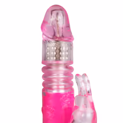 EasyToys Rabbit Vibrator Rotating Realistic Dildo Vibrator Silicone Sex Toy