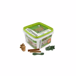 Whimzees Natural Dental Dog Chew Long lasting, Variety Box Mixed Shapes, Small, 56 Pieces