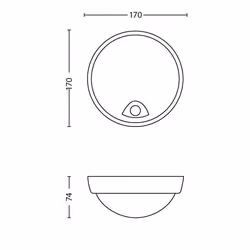 Philips myGarden Wall light