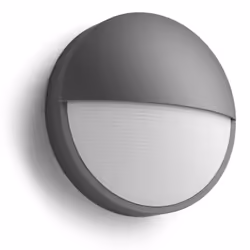 Philips myGarden Capricorn Wall Light 5.5W, Outdoor wall lighting, Anthracite, Aluminium, IP64, II, Surfaced