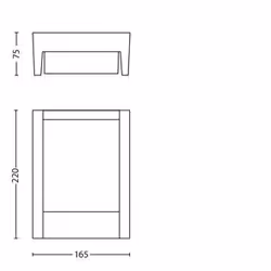 Philips myGarden Arbour Wall Light 6W
