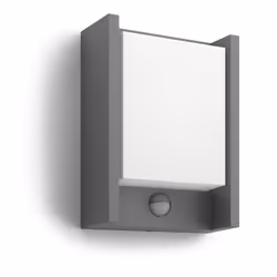 Philips myGarden Arbour Wall Light 6W, Outdoor wall lighting, Anthracite, Aluminium, IP44, II, Surfaced