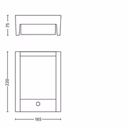 Philips myGarden Arbour Wall Light 6W