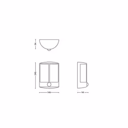 Philips myGarden Stock Wall Light 5.5W - Additional view 6