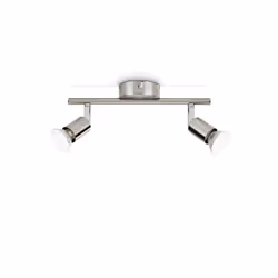 Philips myLiving Limbali Ceiling/Wall Spotlight 2x, Rail lighting spot, GU10, 2 bulb(s), LED, 230 V, Chrome