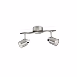 Philips Essentials Meranti Ceiling/Wall Spotlight 2x, Surfaced lighting spot, GU10, 2 bulb(s), LED, 220-240 V, Chrome