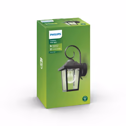 Philips myGarden Buzzard Wall Light 60W E27 No-bulb
