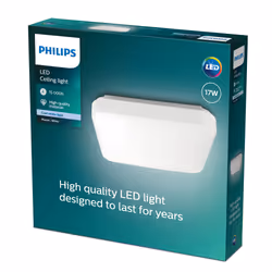Philips Functional Mauve Ceiling Light 17 W Square