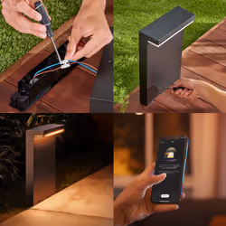 Philips Hue White and colour ambience Nyro Outdoor pedestal