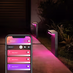 Philips Hue White and colour ambience Nyro Outdoor pedestal - Additional view 8