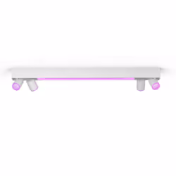 Philips Hue White and colour ambience Centris 4-spot ceiling light, Smart lighting spot, Bluetooth/Zigbee, White, LED, Metal, ...
