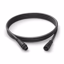 Philips Outdoor cable extension 2.5 m, Power cable, Black, Plastic, Backyard, IP67, III