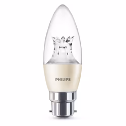 Philips Candle (Dimmable) 8718696453643, 6 W, 40 W, B22, 470 lm, 15000 h, Warm white