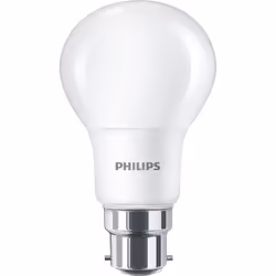 Philips Bulb 60W A60 B22 x6, 8 W, 60 W, B22, 806 lm, 15000 h, Warm white