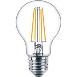 Philips Filament Bulb Clear 60W A60 E27 x6