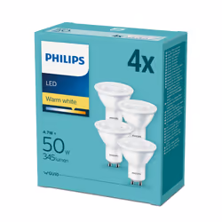 Philips 8718696829936 LED bulb Warm white 2700 K 4.7 W GU10