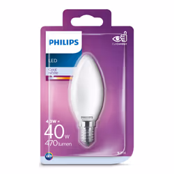 Philips 8718699648343 LED bulb Cool white 4000 K 4.3 W E14