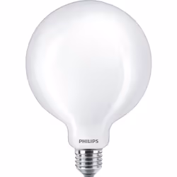 Philips Filament Bulb Frosted 100W G120 E27, 10.5 W, 100 W, E27, 1521 lm, 15000 h, Warm white