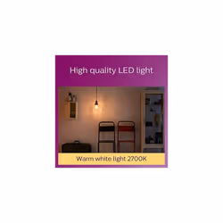 Philips Filament Bulb Clear 100W A60 B22