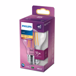Philips Filament Bulb Clear 75W A60 E27 - Additional view 2