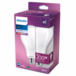 Philips Filament Bulb Frosted 200W A95 E27