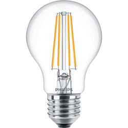 Philips Filament Bulb Clear 60W A60 E27 x2
