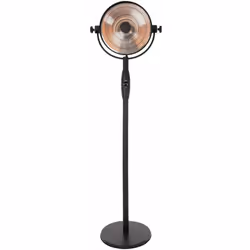Sunred Retro, Halogen electric space heater, Indoor, Floor, Black, Brown, Rotary, 2100 W