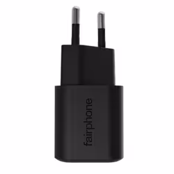 Fairphone 30W USB-C Fast Charger, Auto, AC, 15 V, 3 A, Black