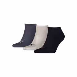 3 Pack Puma Unisex Sneaker Sports Sock Denim Blue 2 1/2-5 - Navy/Grey/Nightshadow Blue, 9