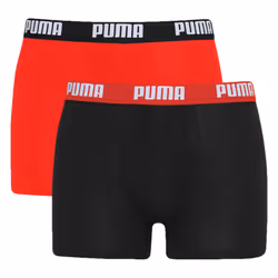 Puma 2 Pack Basic Essential Boxers -True Blue-XX-Large - Black, Large