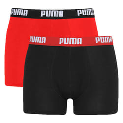 Puma 2 Pack Basic Essential Boxers -True Blue-XX-Large - Black, X-Large