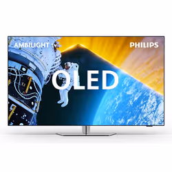 Philips 48OLED819/12, 121.9 cm (48"), 3840 x 2160 pixels, OLED, Smart TV, Wi-Fi, Metallic
