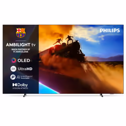 Philips 77OLED760/12, 195.6 cm (77"), 3840 x 2160 pixels, OLED, Smart TV, Wi-Fi, Black