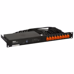 Rackmount.IT Rack Mount Kit for SonicWall TZ500, Mounting bracket, Black, 1U, 0.5 m, SonicWall TZ500, 482 mm
