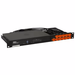 Rackmount.IT Rack Mount Kit for SonicWall TZ600, Mounting bracket, Black, 1U, 0.5 m, SonicWall TZ600, 482 mm