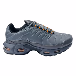 Men's Lace Up Air Cushioned Sports Trainers - UK 7 / EU 41 / US 8, Grey