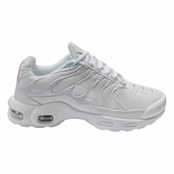 Men's Lace Up Sports Air Cushioned Trainers - UK 9 / EU 43 / US 10, White