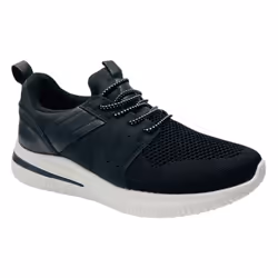 Men's Casual Mesh Sports Trainers - UK 11 / EU 45 / US 12, Black