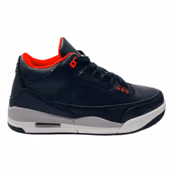 Men's Air Cushioned Sports Lace Up Trainers - UK 6 / EU 40 / US 7, Black / Red